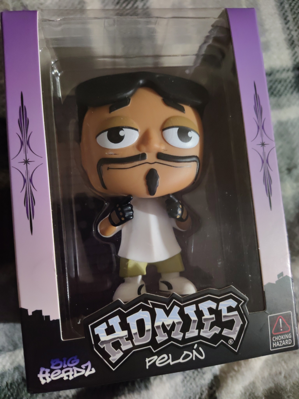 Homie Pelon Figure – Black, Brown & White Collectible Action Figure